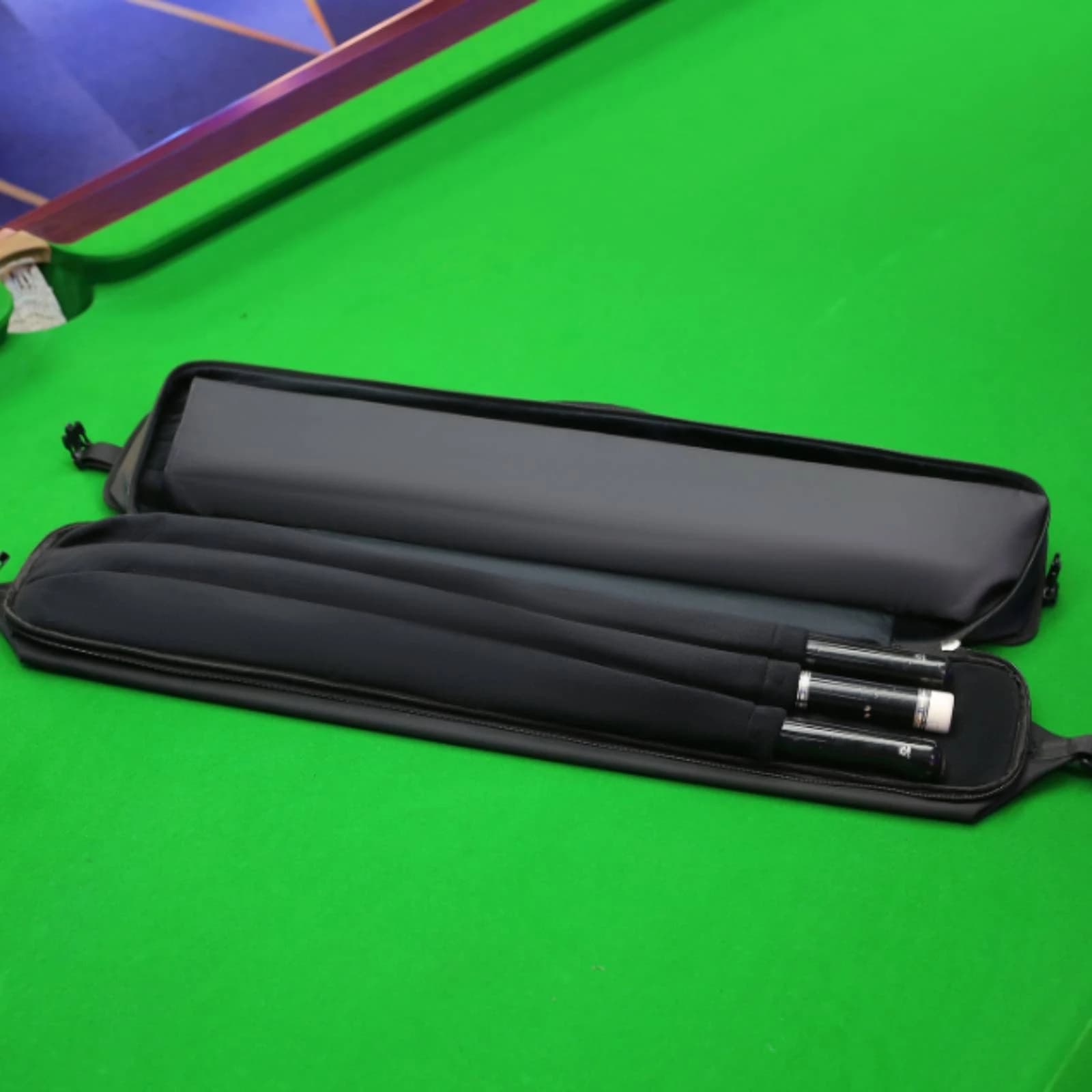 Pool Cue Case Portable Billiard Cue Carrying Case Billiard Stick Storage Bag Handheld Multi-Slot for Training