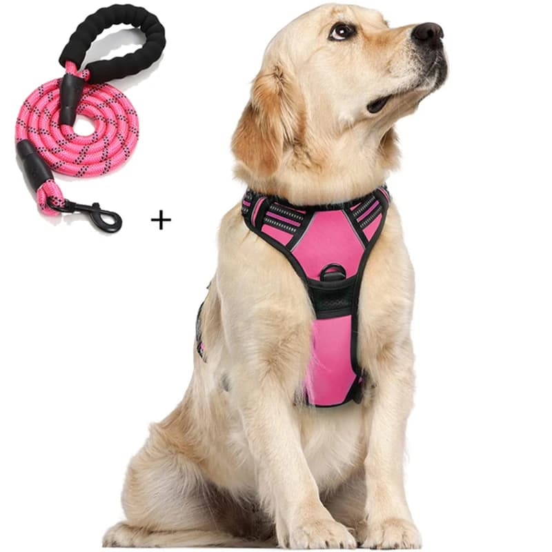 Pettorina per cani pettorina riflettente di sicurezza regolabile collare da addestramento per cani Sport all'aria aperta No Pull Vest articoli per animali domestici