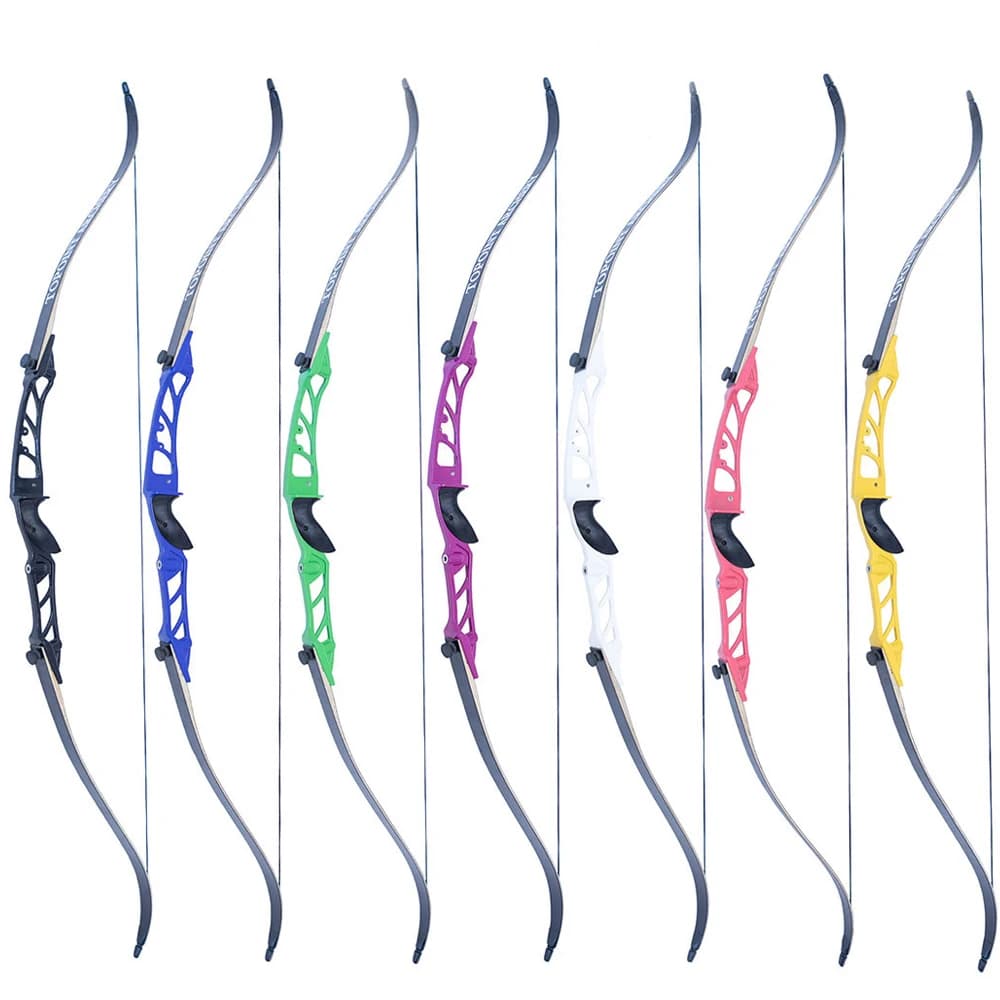 Arco Ricurvo Smontabile R2 per Tiro con l'Arco, Lunghezza Arco: 68'', Lunghezza Riser: 25'', 18-38 libbre OEM/ODM