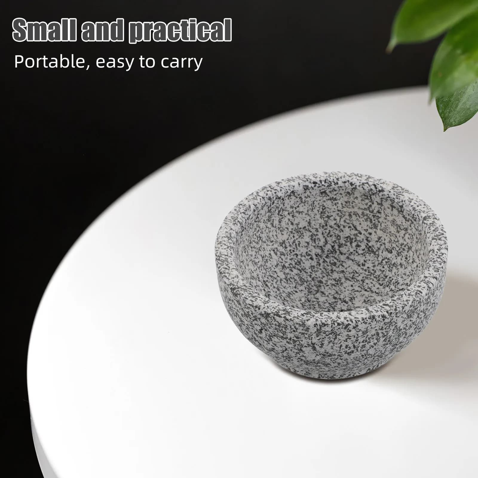Stone Bowl for Aromatherapy Sauna 12x6cm, Heat Resistant, Essential Oil Diffuser, Essential Oils for Home and Sauna, Relax and Fragrance
