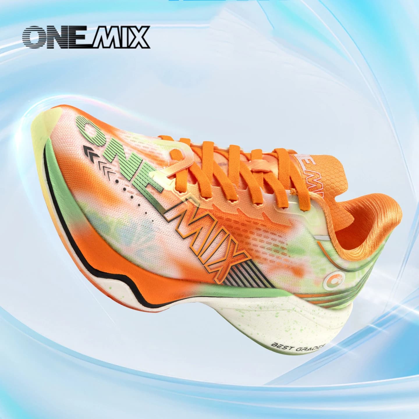ONEMIX Marathon Race Shoes with Carbon Plate, Stable Professional Support, Damping, Ultra-light and Reactive for Men