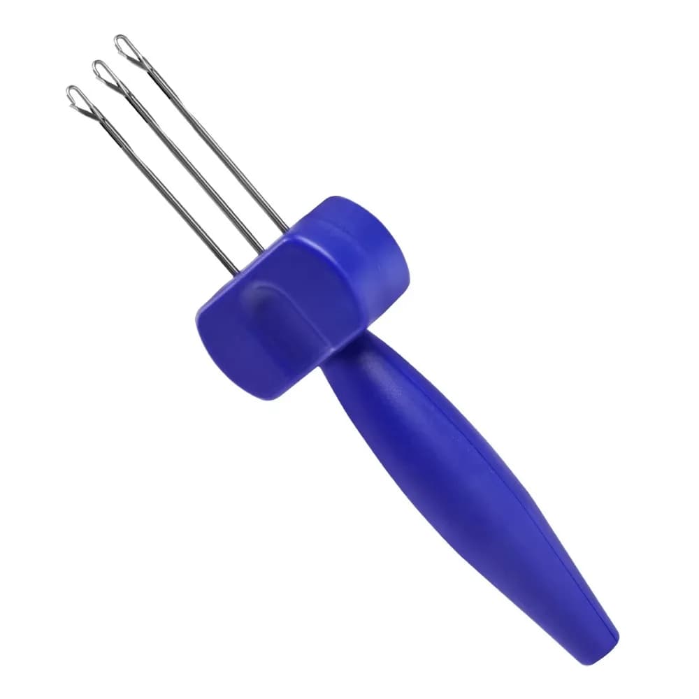 Pratico Uncinetto Portatile con Impugnatura Ergonomica, Ago per Lavoro a Maglia Manuale Efficiente, Strumento per Lavorazione a Maglia a 3/4 Aghi, Fai da Te