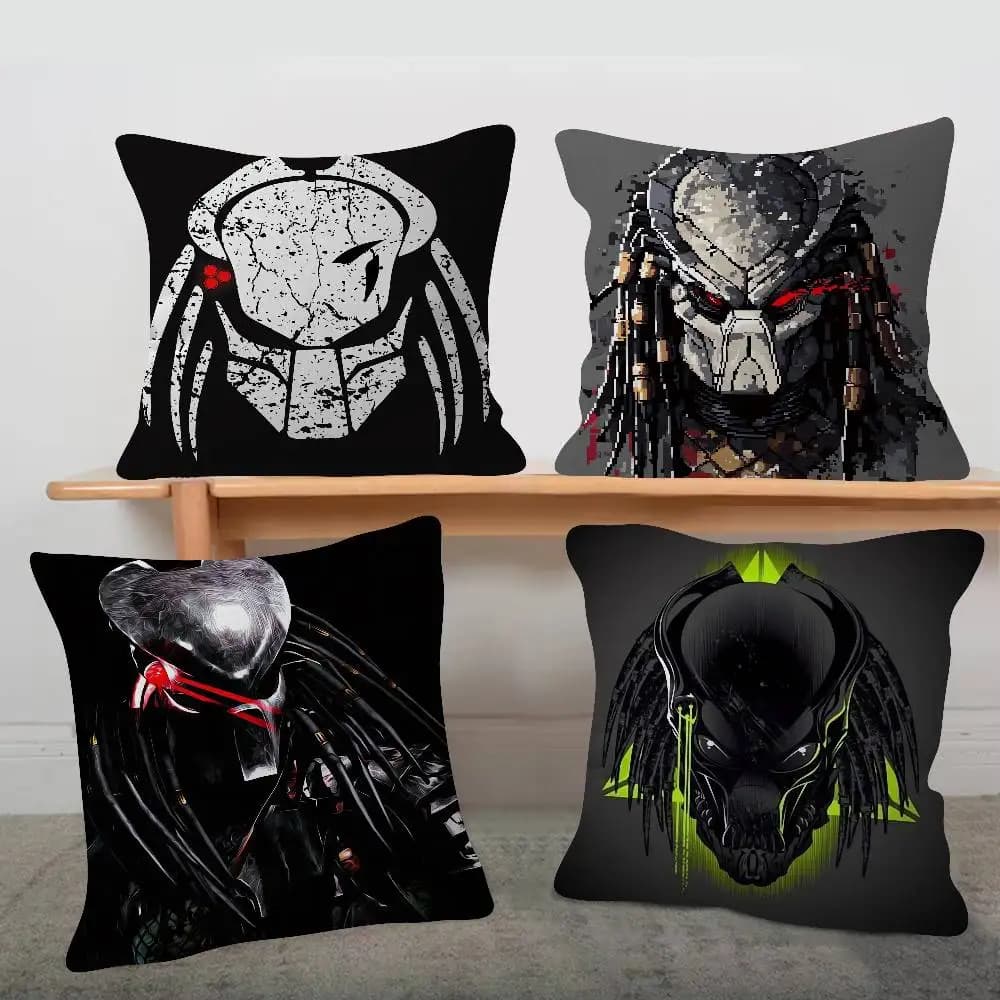 Movie Predator Cute Cartoon L Game Cushion Cover Pillowcase Upholstery Sofa Throw Pillow Home Decor Pillowcas