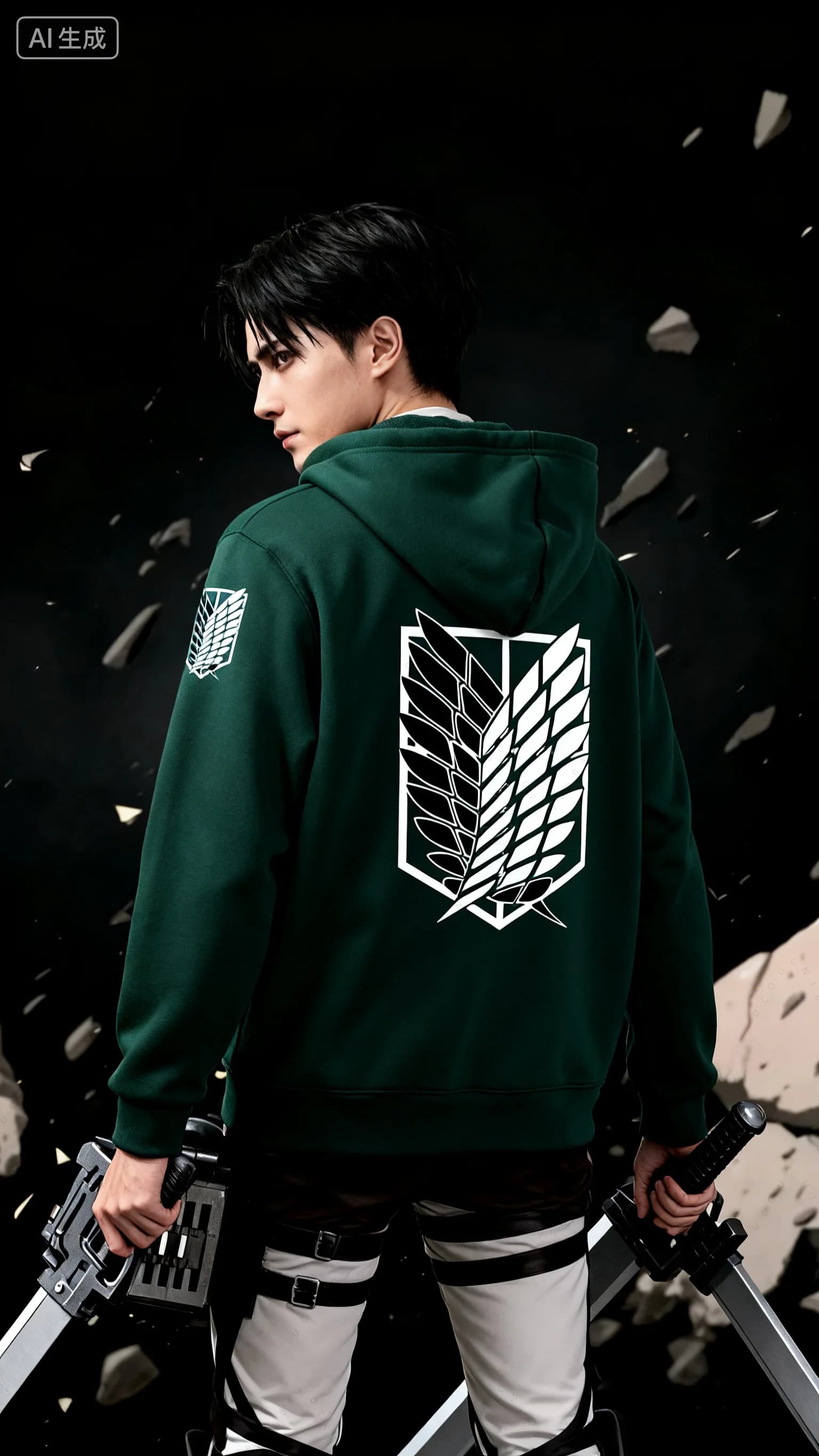 Attack On Titan Hooded Sweatshirts Sweaters Shingeki No Kyojin Clothing Sweaters Boys Jackets For Boys Girls High-Quality Hoodie