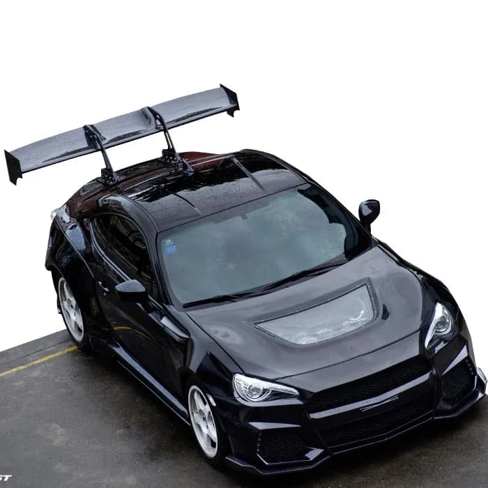 Kit corpo per Toyota GT 86 BRZ Paraurti anteriore Paraurti posteriore Minigonne laterali Wide Flare Fibra di carbonio Labbro anteriore Diffusore posteriore Spoiler per bagagliaio