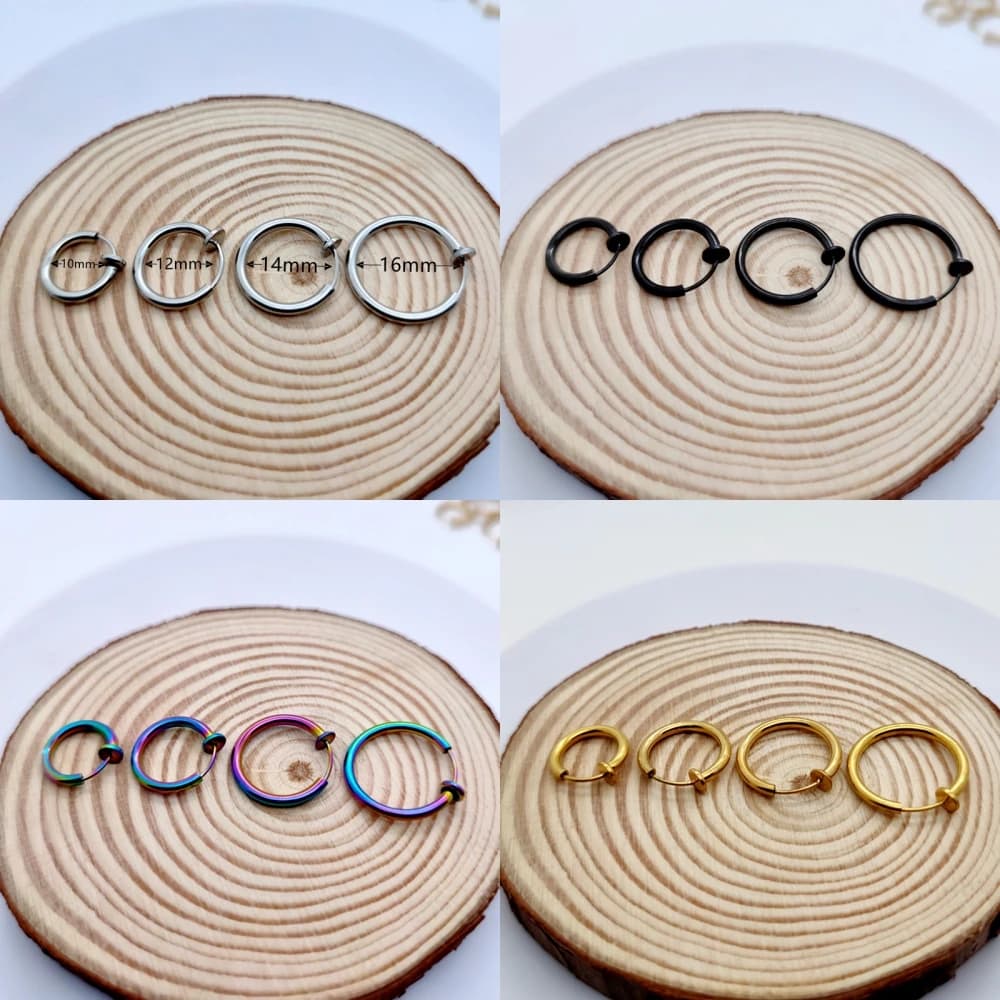 Stainless Steel Jewelry Spring Buckle Clasp Locks for Handmade Earrings DIY-Electrolytical Accessories for Jewelry Creation