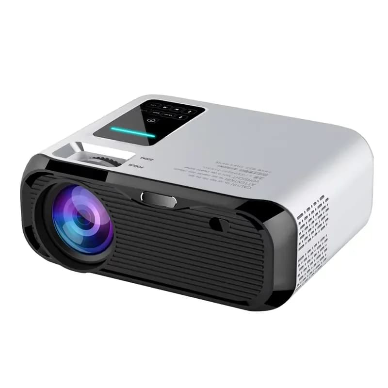 E501H 1080P WiFi Mini Projector LED Lamp Android 9.0 4K Overhead Portable Smart Home Theater Projector for Phone for Home Use