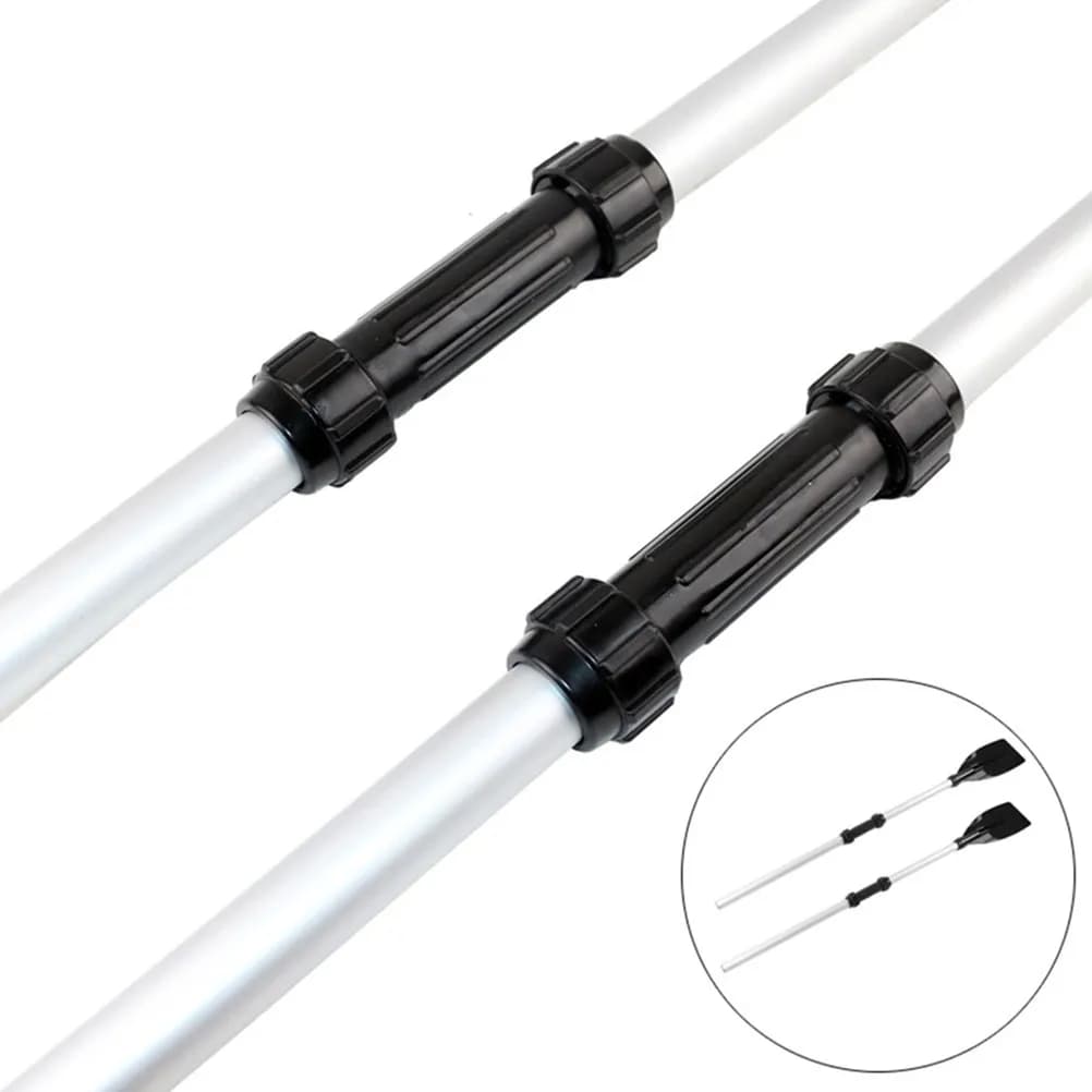 2Pcs Boat Paddle Connector Aluminum 28Mm Od Compatible with 2.6-2.8cm Paddles Universal Screw Joint Tool for Kayaking Canoeing