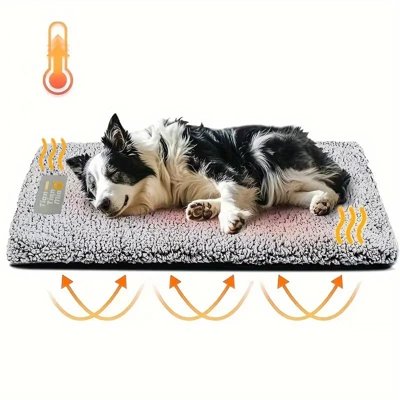 Materasso invernale per animali domestici, cuscino super caldo per cani e gatti, tappetino lavabile e antiscivolo, adatto per cani e gatti di piccola taglia