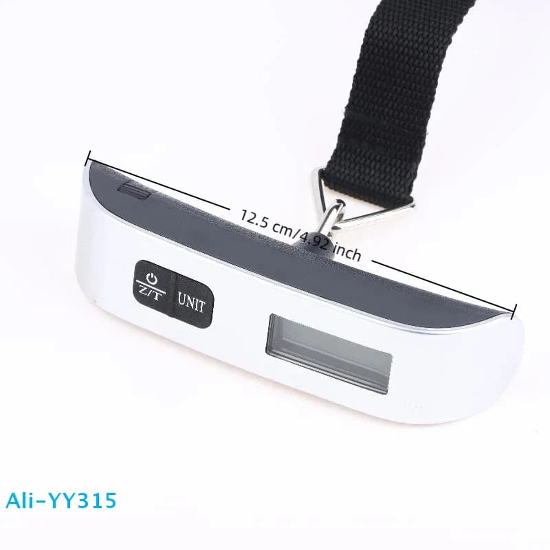 Bilancia Digitale Elettronica Portatile 50kg/10g per Cucina, Bagagli, Valigie e Pesatura da Viaggio
