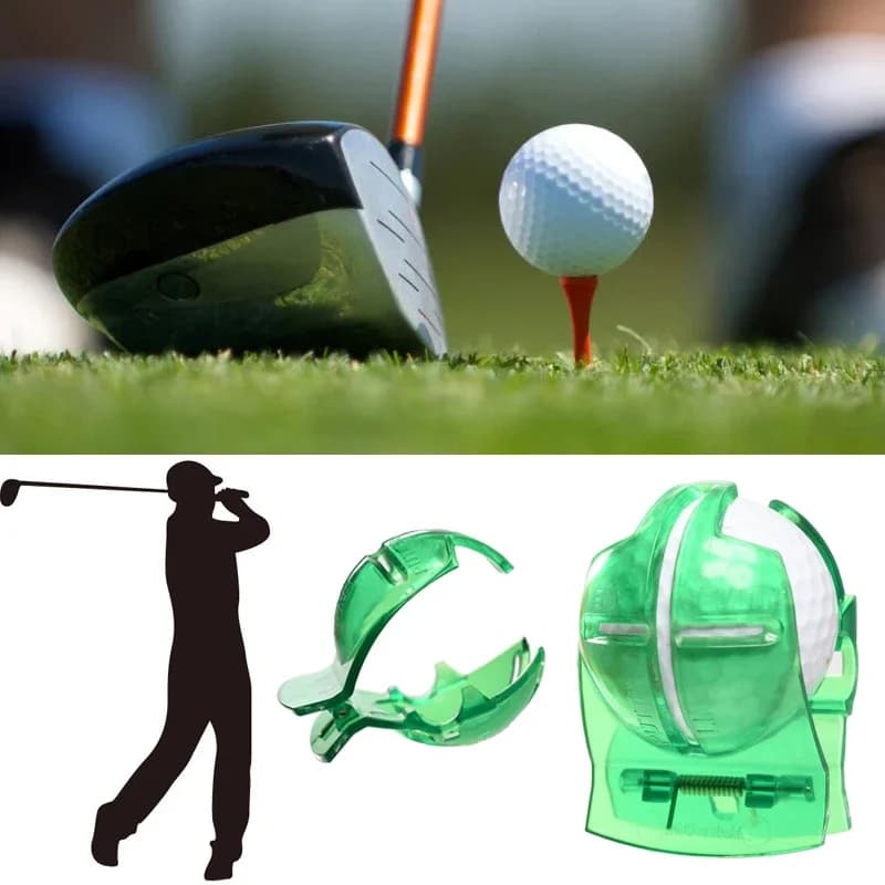 Accessori per scriba da golf Forniture Pallina da golf trasparente Linea verde Clip Liner Pennarello Modello Segni di allineamento Strumento per mettere