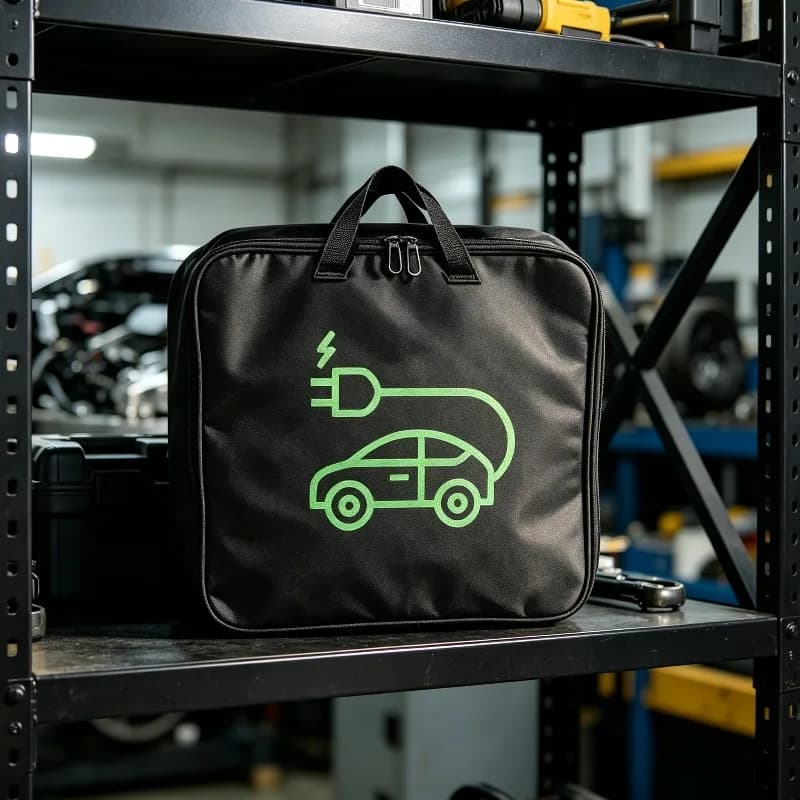 Storage Bag Electric Car Charger Waterproof Car Battery Cable Handled Bag EV Car Charging Gun Storage Organizer Car Accessories