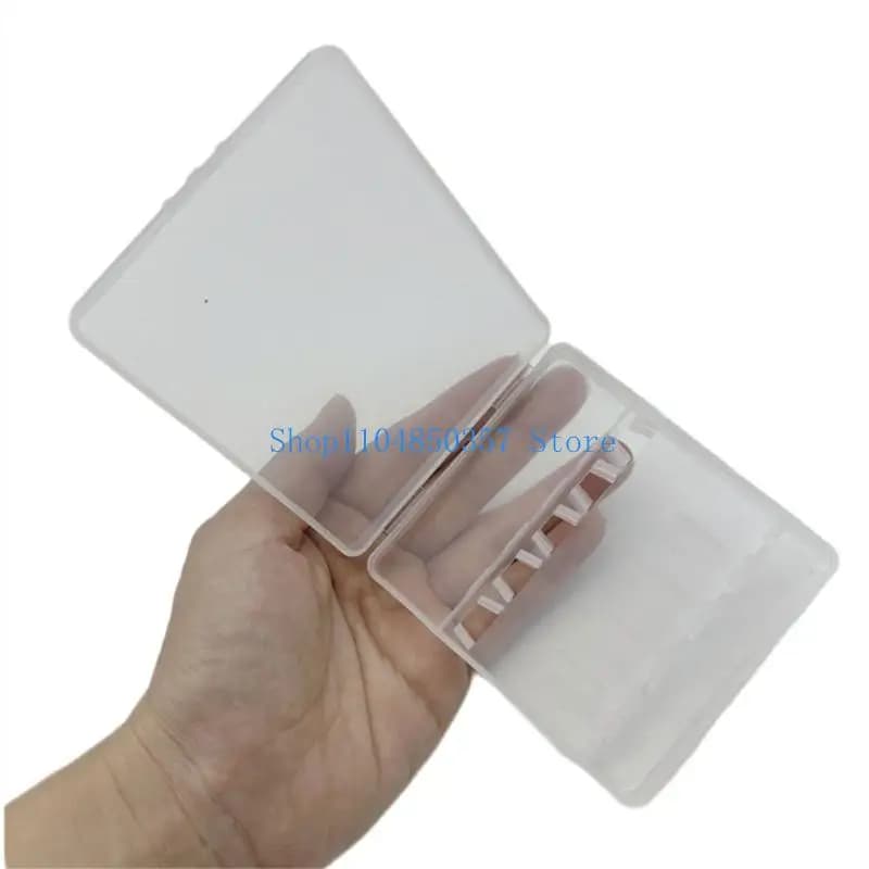 652F 2pcs Shrimp Lure Storage Case Transparent Tackle Container Squid Baits Separator Fishing Lure Box Fishing Accessories