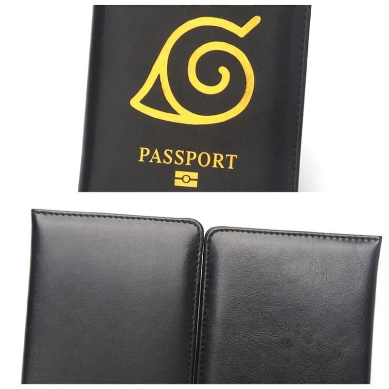 Nuovo Porta Passaporto Creativo Serie Naruto, Custodia per Passaporto in PU con Stampa HD Motivo Anime Cartoon, Regalo