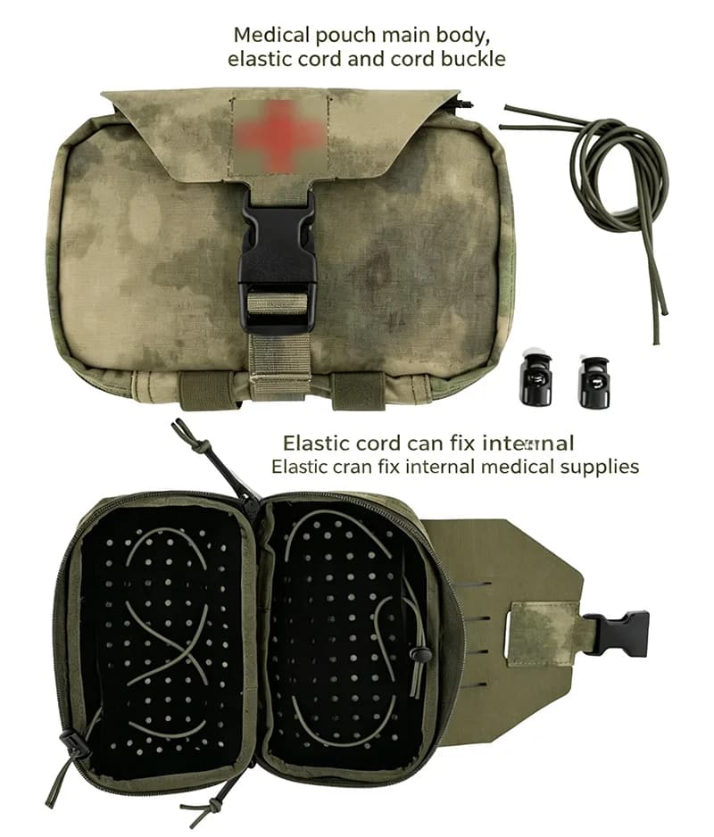 Outdoor Multi-Functional Quick-Release First Aid Kit Pouch ATFG Survival Emergency Fanny Pack Second Generation Medical Bag