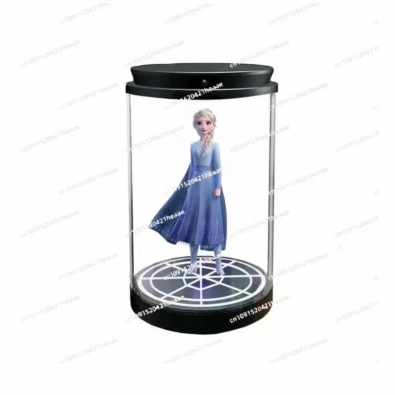 Adatto per display olografico 3D Proiettore ologramma Cilindro ologramma Display pubblicitario Schermo trasparente circolare