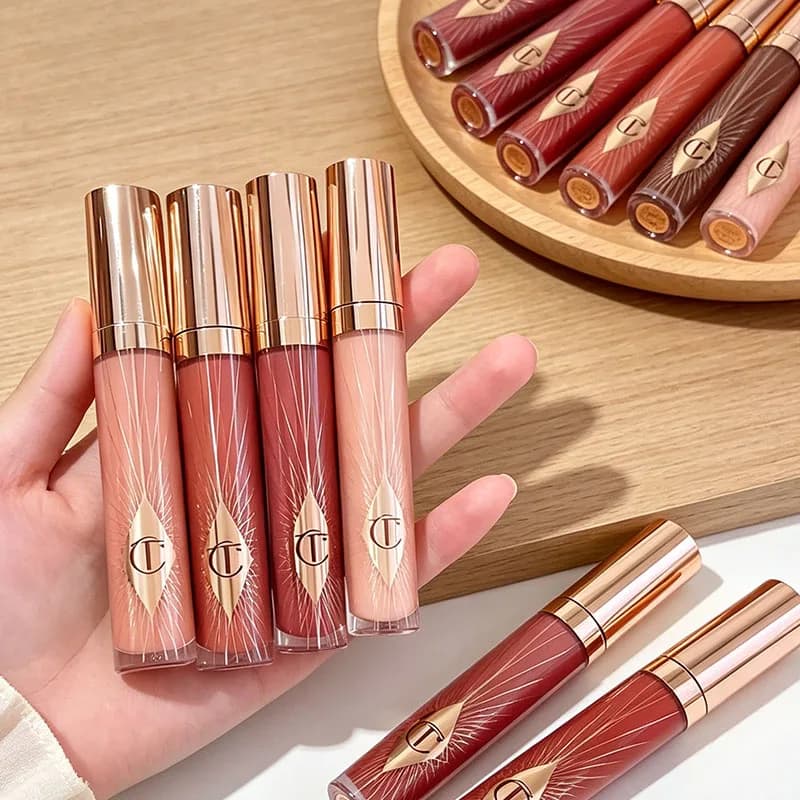 Rossetto Hot CT Brand Multiuso Effetto Gelatina Lucido Opaco, Facile da Applicare, Idratante Naturale, Lucidalabbra Cosmetico