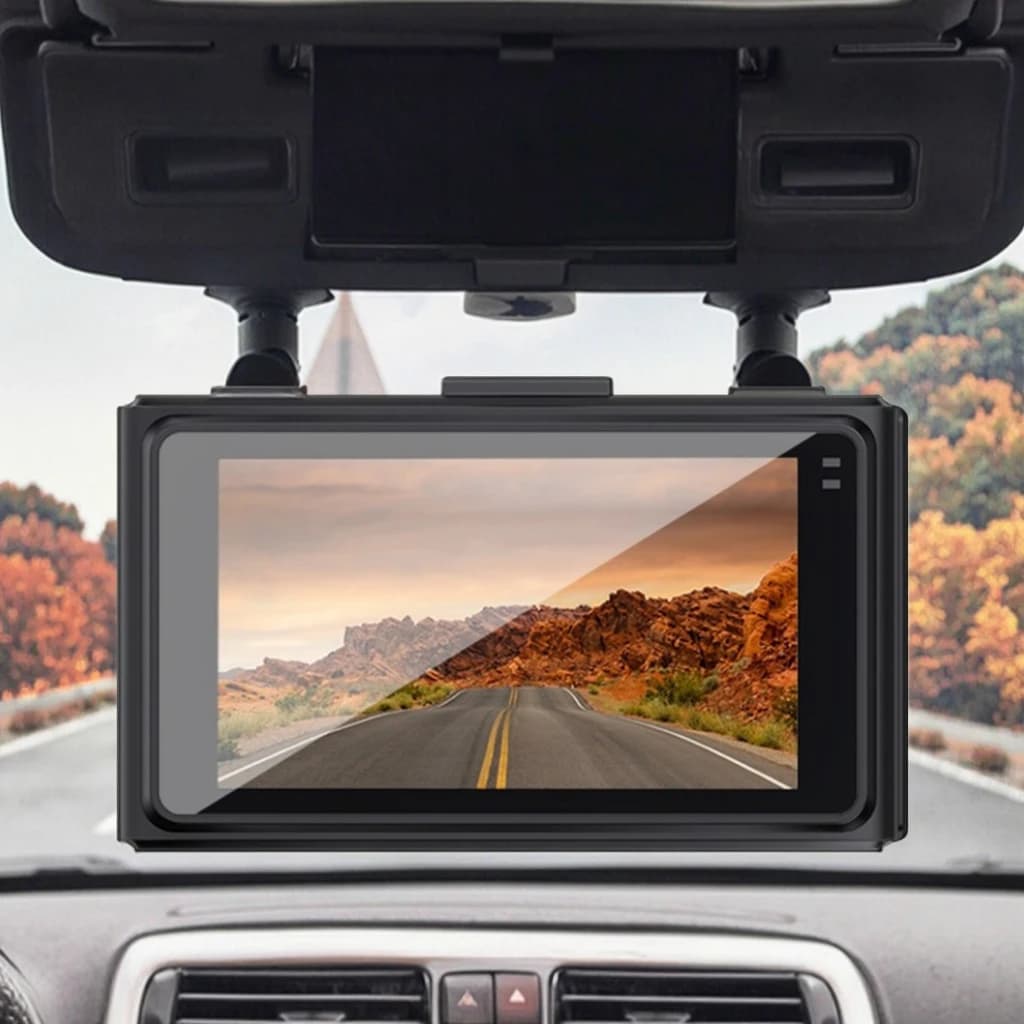 Mini 4K Dual Lens Car DVR Dashcam FHD 1080P Rear Camera GPS WIFI LCD Video Recorder 3 Inch Magnetic Holder D2 Model 12 Months