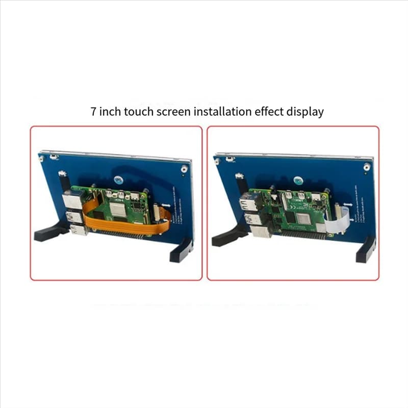 Touch screen capacitivo da 4,3 pollici per Raspberry Pi 5/4B/3B + Display IPS Cavo CSI senza unità 800X480 con monitor standard