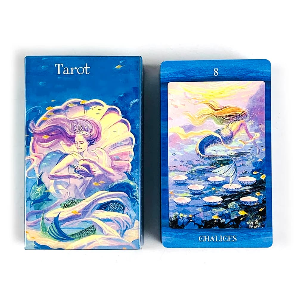 Squisite carte dei tarocchi 78 pezzi Carte Oracle Deck Divination Gioco da tavolo Carte da gioco per riunioni di famiglia, regali di Natale e Capodanno