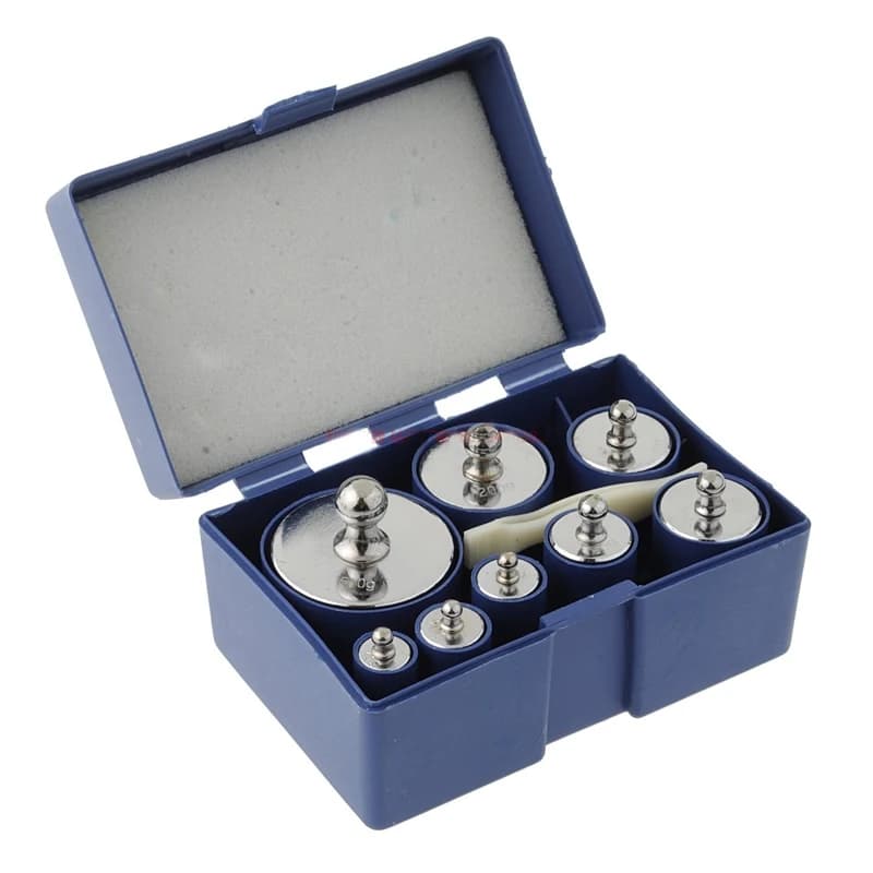 1kg Calibration Weight set 10/20/50/100/200/500g for Digital Scale Balance Measurement Jewelry Medicine scales 1000G M2 Standard