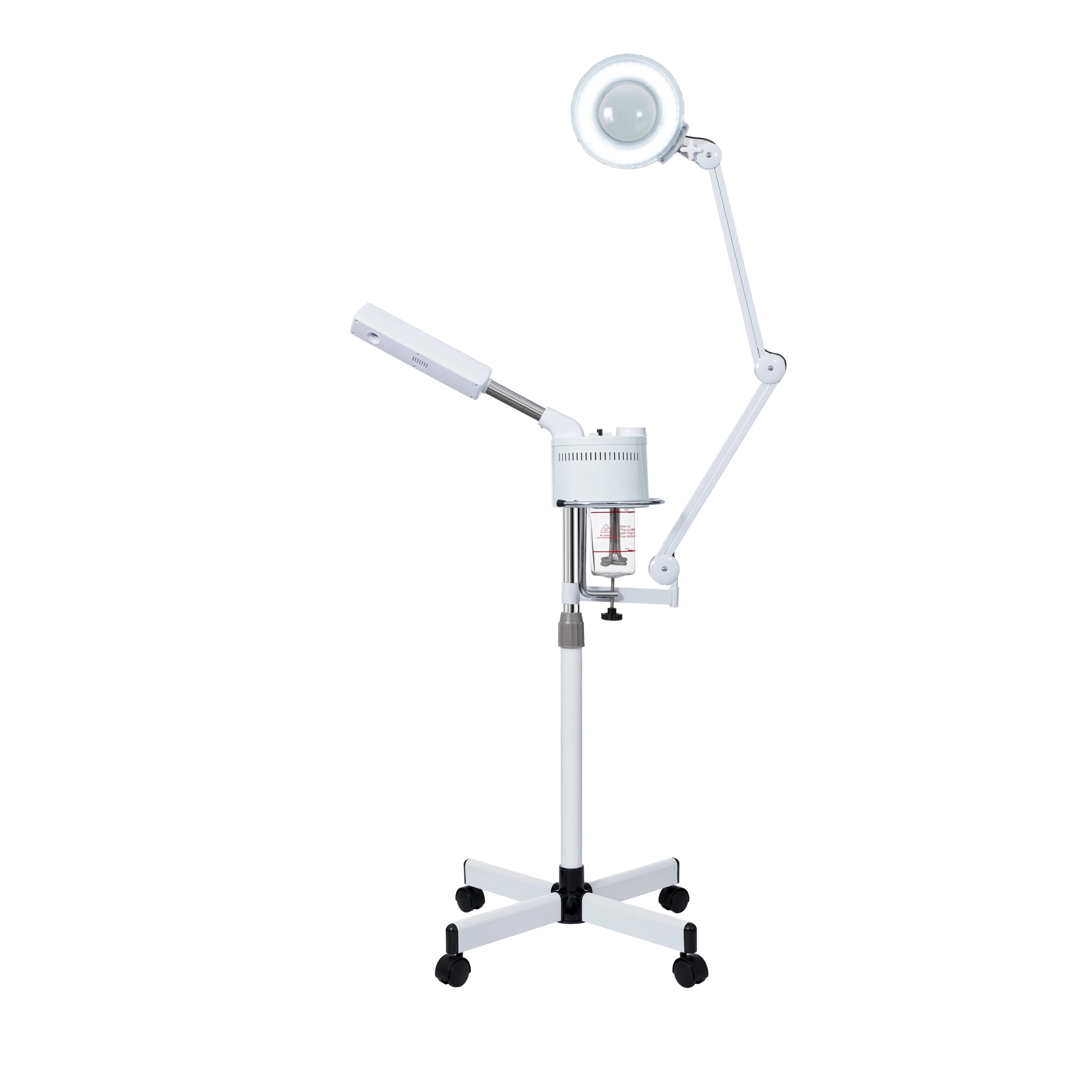 Vaporizzatore facciale di bellezza per salone ad alte prestazioni con lampada d'ingrandimento Elettrico di lusso professionale 2 in 1 CE Nano Face