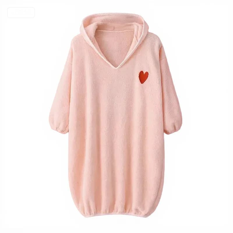 Hoodies for girls Winter fleece hoods for children Towel Velvet pyjamas