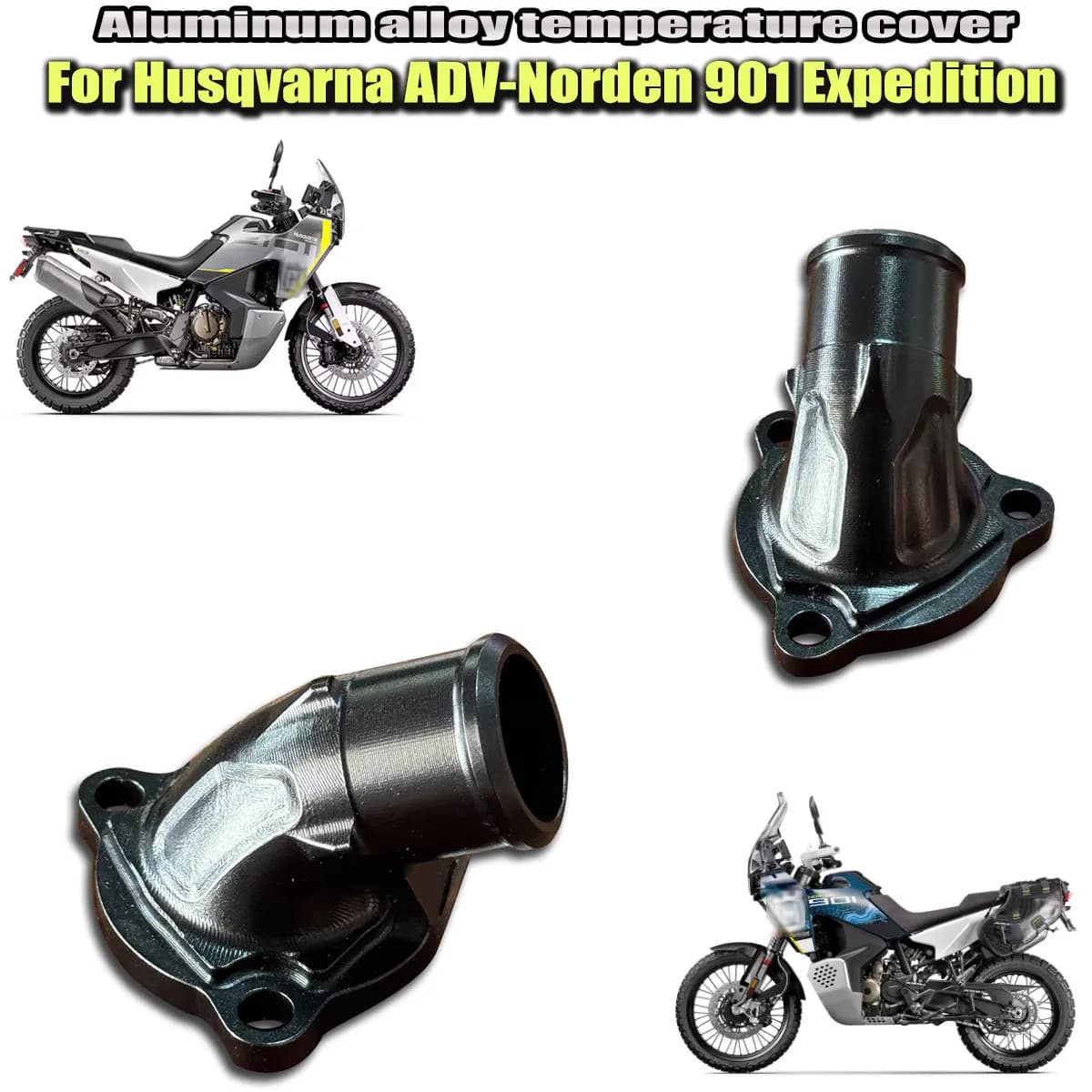 Misura Per Husqvarna ADV-Norden 901 Expedition KTM DUKE790/890 Moto CNC in lega di alluminio tubo dell'acqua interfaccia termostato copertura