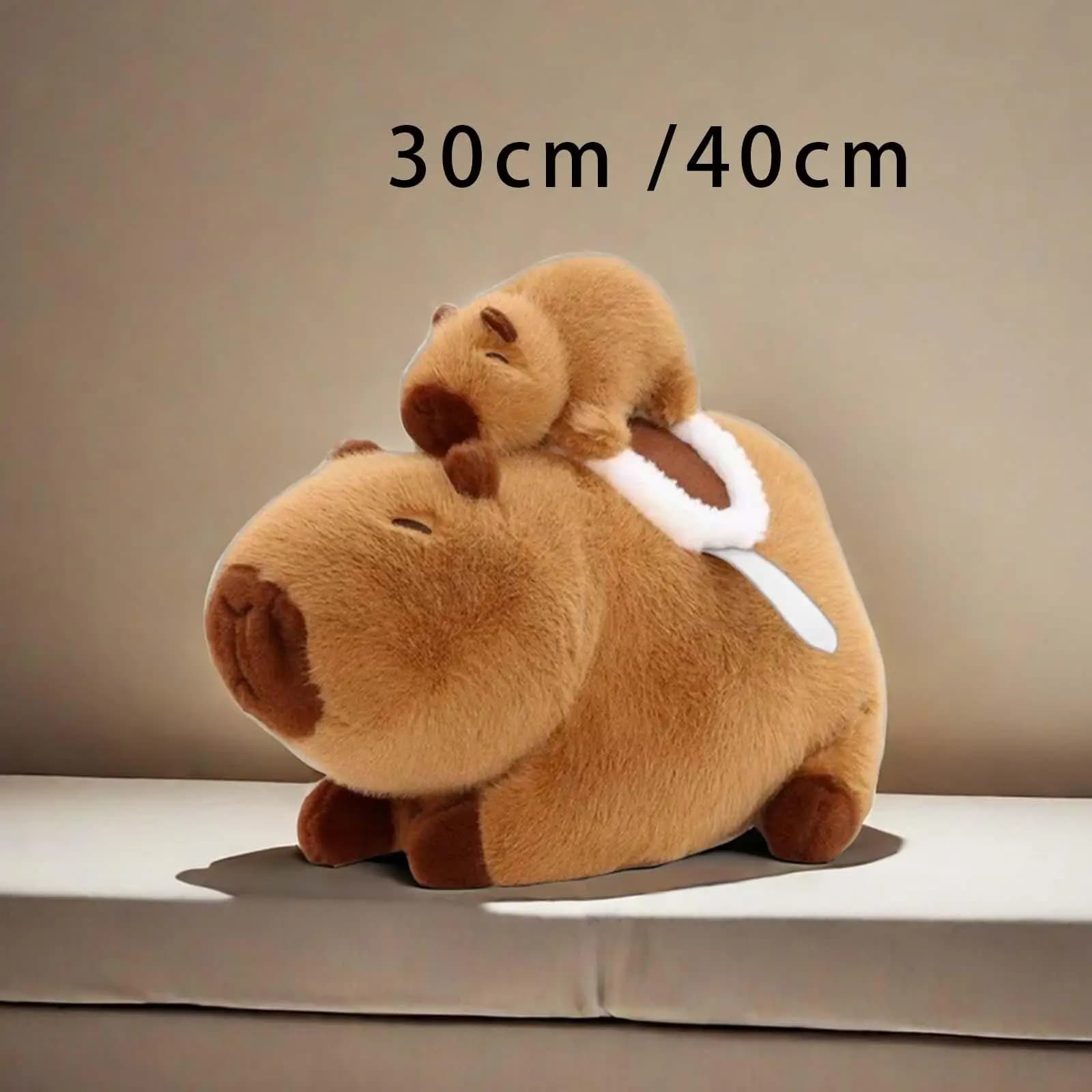 Peluche capibara, simpatico ornamento di peluche capibara, peluche morbido capibara