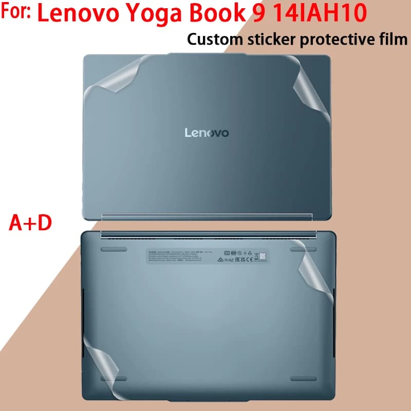 Per Lenovo Yoga Book 9i Gen 10 14′′ Yoga Book 9 14IAH10 (2025 14 pollici) Adesivo per copertura decalcomania in vinile per laptop per tutto il corpo Protezione per la pelle