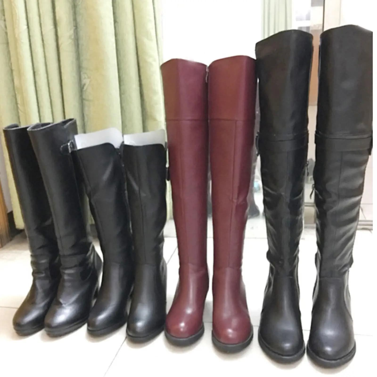 4 Pieces Boot Shapers Form Inserts Keeper Tall Boots Support Holder Lightweight for Women Lady Most Shoes for Footwear Home