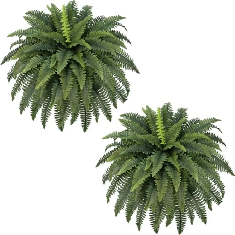 42 Boston Large Artificial Felt Plants, 2 Fine Sweaters with 65 Outer and Home Decoration Sheets in Green