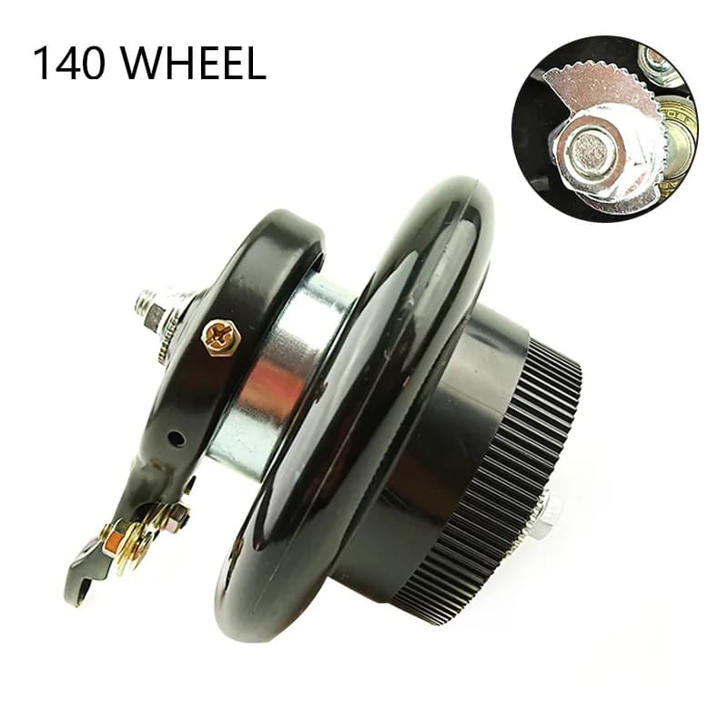 Ruota in PU da 6 pollici Ruota girevole da 140 mm per scooter elettrico Scooter pieghevole facile Skateboard elettrico Bicicletta Bambini Anteriore Posteriore