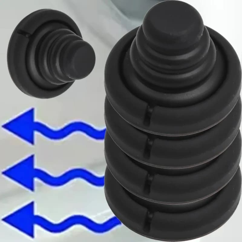 Tampone in silicone Cuscinetto per la riduzione del rumore della porta del paraurti automatico Cuscinetti sonori per chiusura della porta antivibrante per adesivi di protezione della portiera dell'auto