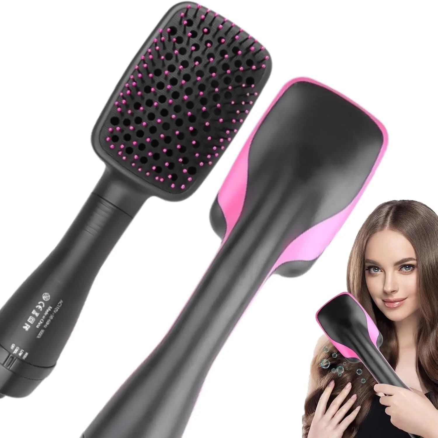 Styling Brush and Ionian Hair - Styling Tool for Straight Hair, All Hair Types
