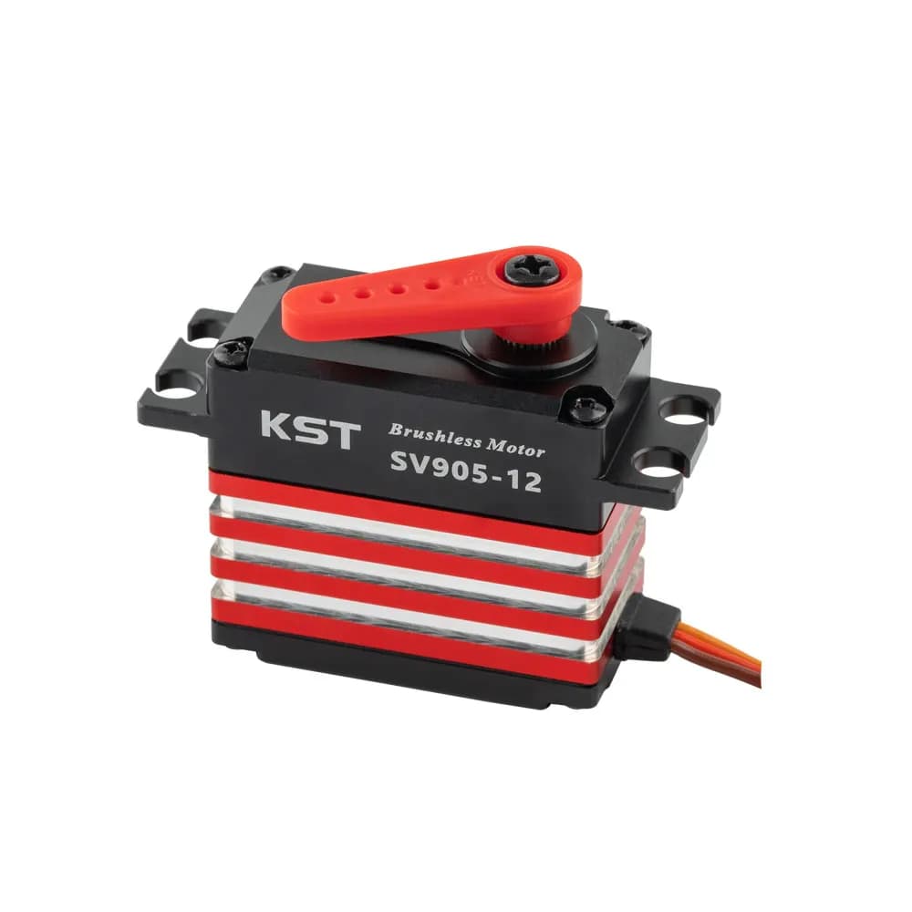 KST SV905-12 17Kgf.cm 0,04sec HV Servo con coda ingranaggi in metallo senza spazzole per elicotteri RC di classe 550-700