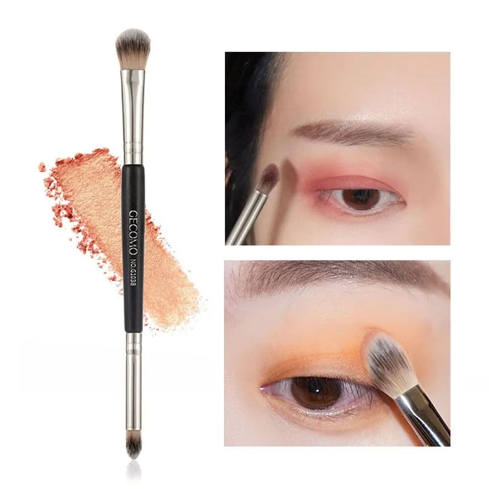 Brush Dispensing Eyes Double Toe, Natural Beauty Tool for Umbrella and Makeup Eyes