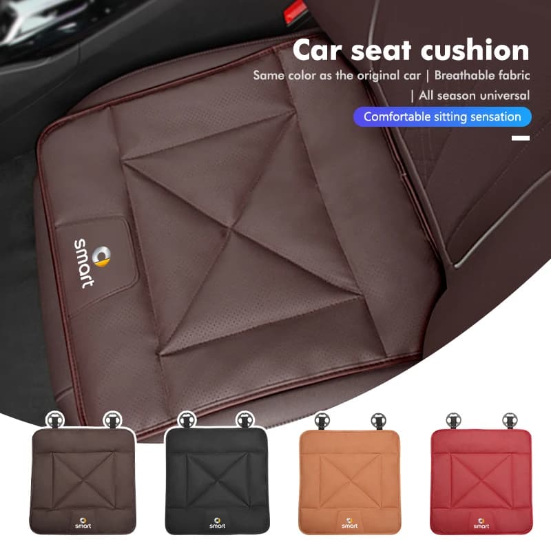 Car Seat Cushion Comfort Non-Slip Universal Office Chair Home For Smart 452 454 Roadster Coupe Crossblade Cabrio City-Coupe