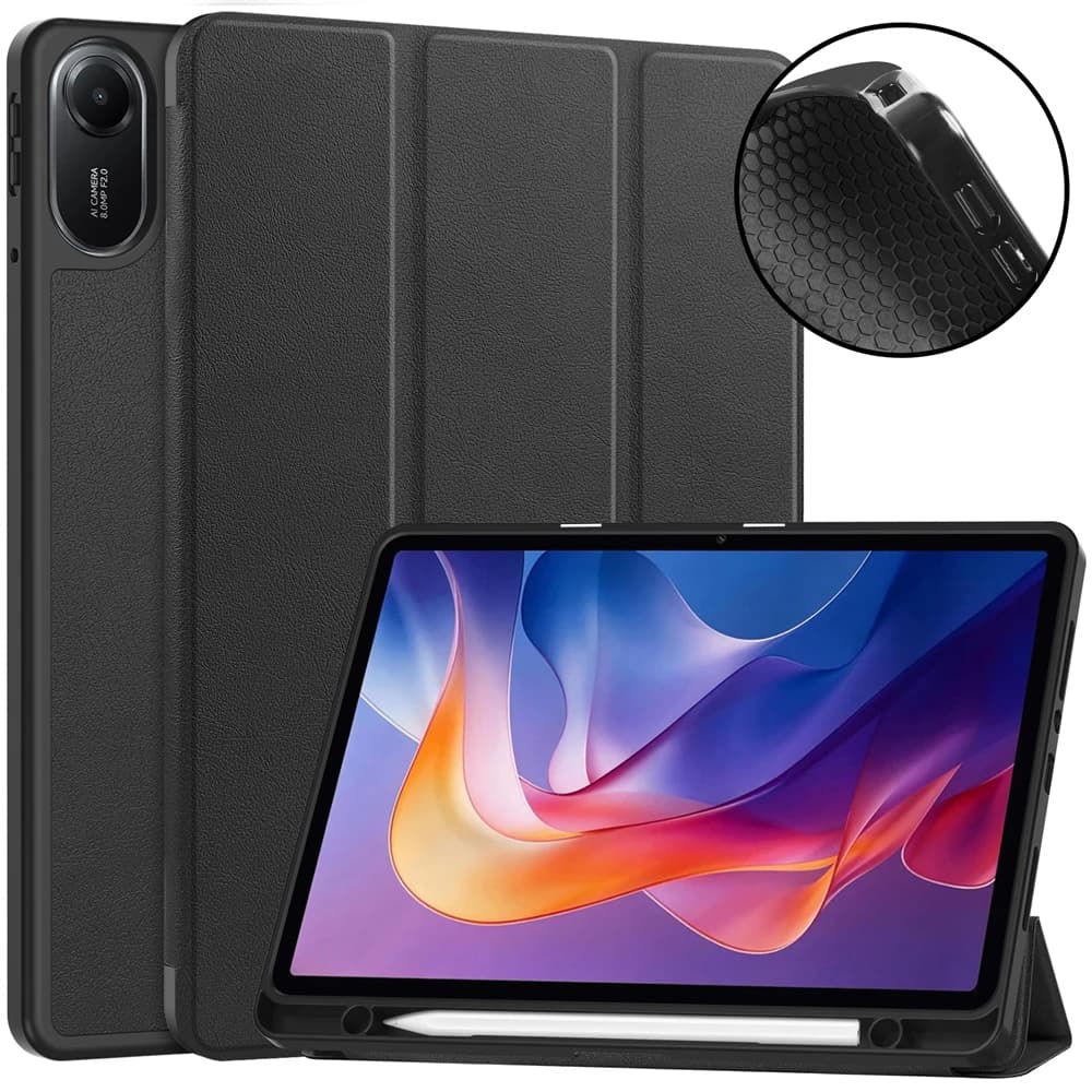 Custodia tablet per Xiaomi Redmi Pad 2 Custodia da 11 pollici con portapenne Custodia morbida in pelle PU Funda per custodia Redmi Pad 2 2025