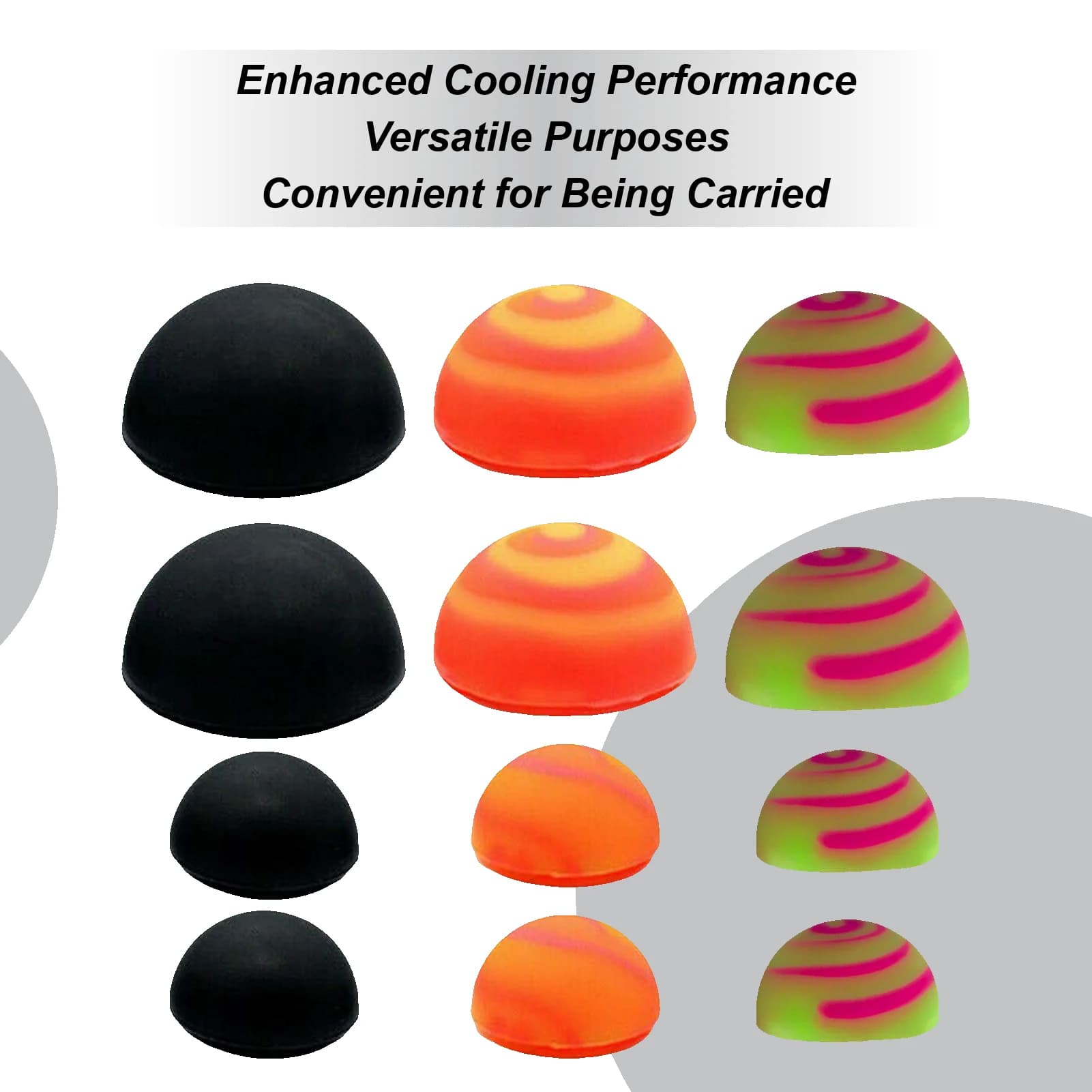 4 pz/set Mini Pad In Silicone Notebook Tablet PC Piedi di Raffreddamento Del Computer Portatile Dispositivo di Raffreddamento Palla Innalzamento Del Piede Pad Supporto Del Basamento 0.6-1 cm
