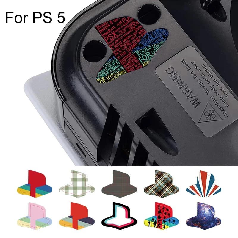 6/12 pezzi adesivi skin per console PS5 decalcomanie in vinile skin design personalizzato adesivo skin per decalcomanie creative console Playstation 5