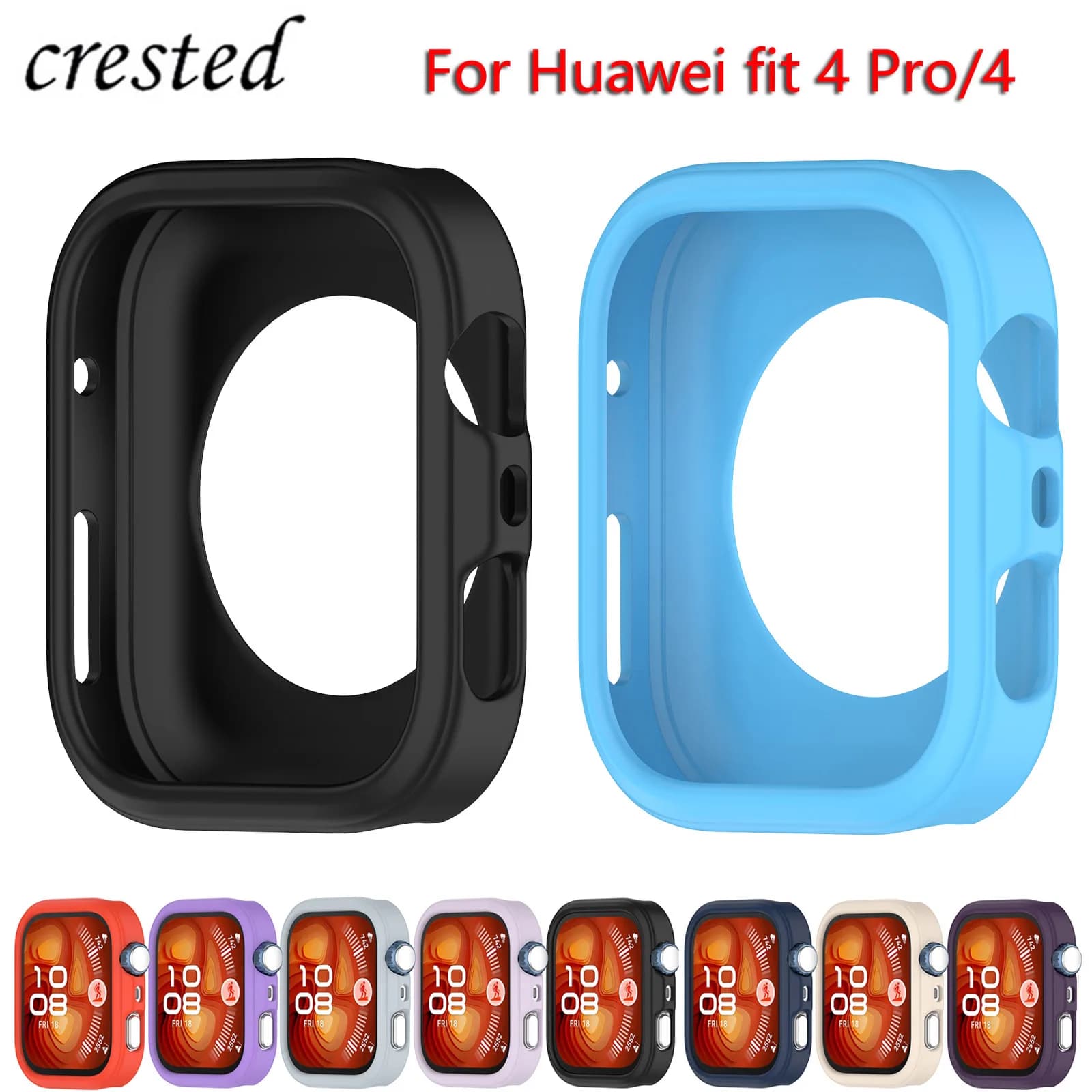 Custodia in silicone per Huawei Watch Fit 4 Pro Accessori morbida custodia protettiva antiurto per paraurti per Huawei Watch Fit 4 Cover