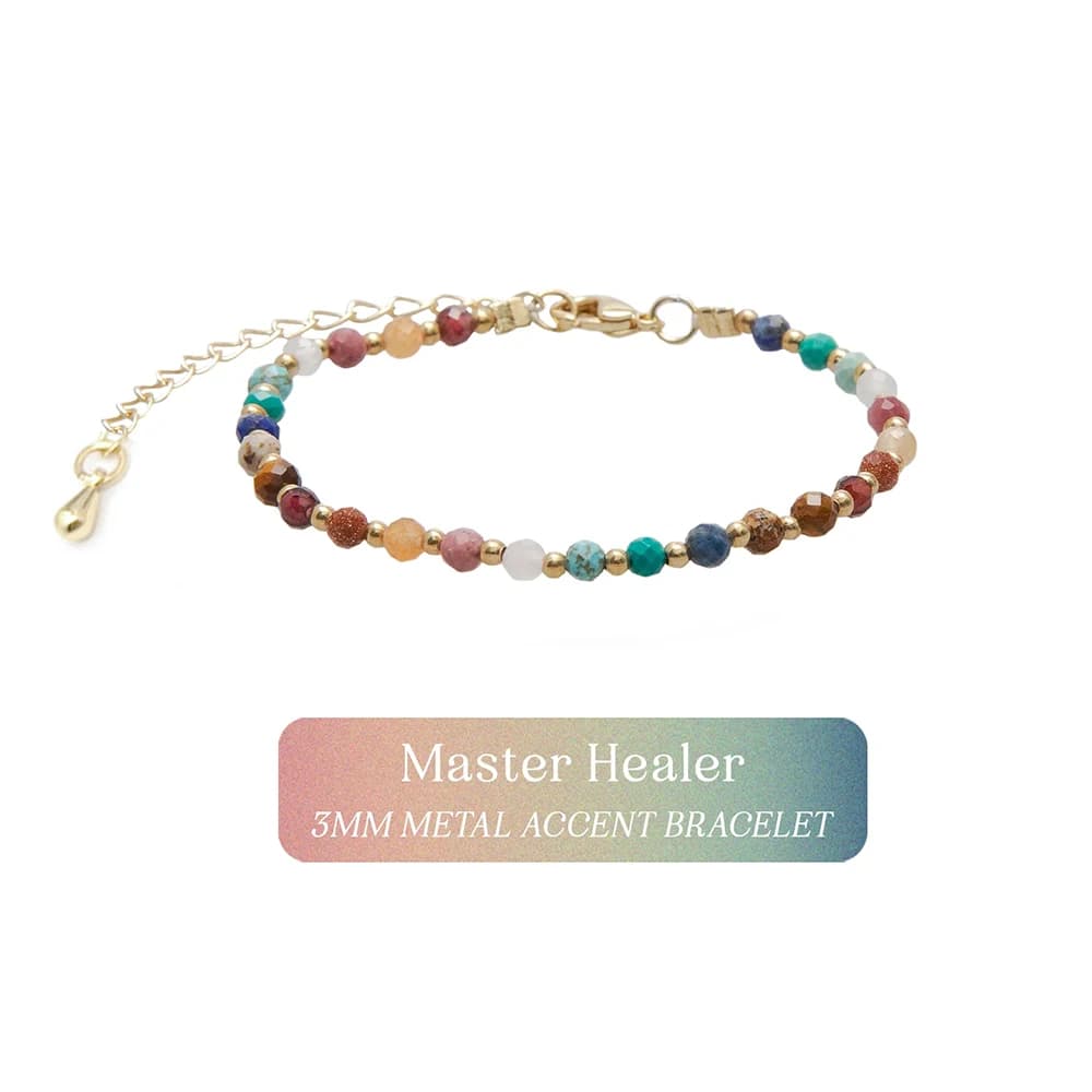 CCGOOD Boho Healing Natural Stone Bracelet Women Adjustable Beads Yoga Meditation Jewelry Spiritual Summer Beach Vacation Gift