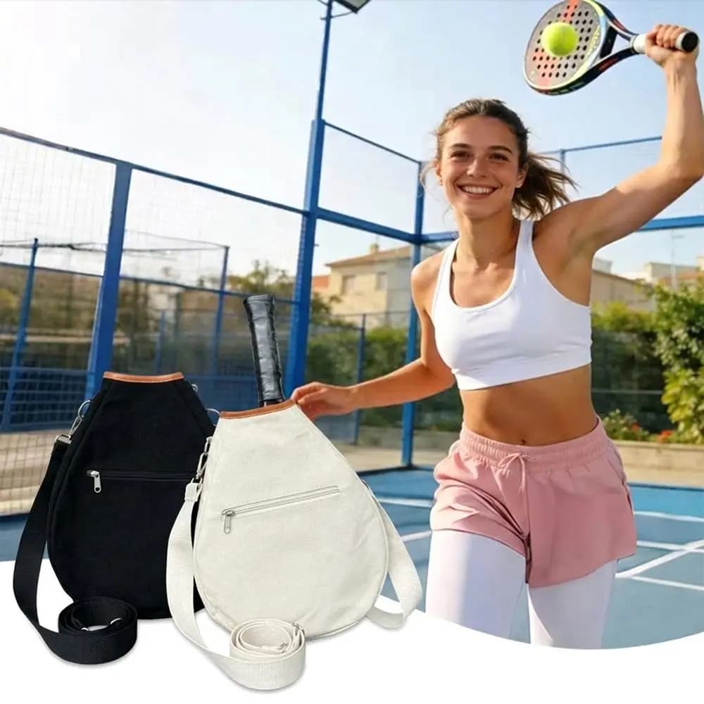 EVA Shockproof Tennis Padel Racket Bag Adjustable Shoulder Strap Portable Lightweight Racquet Protective Cover Wear Resistant