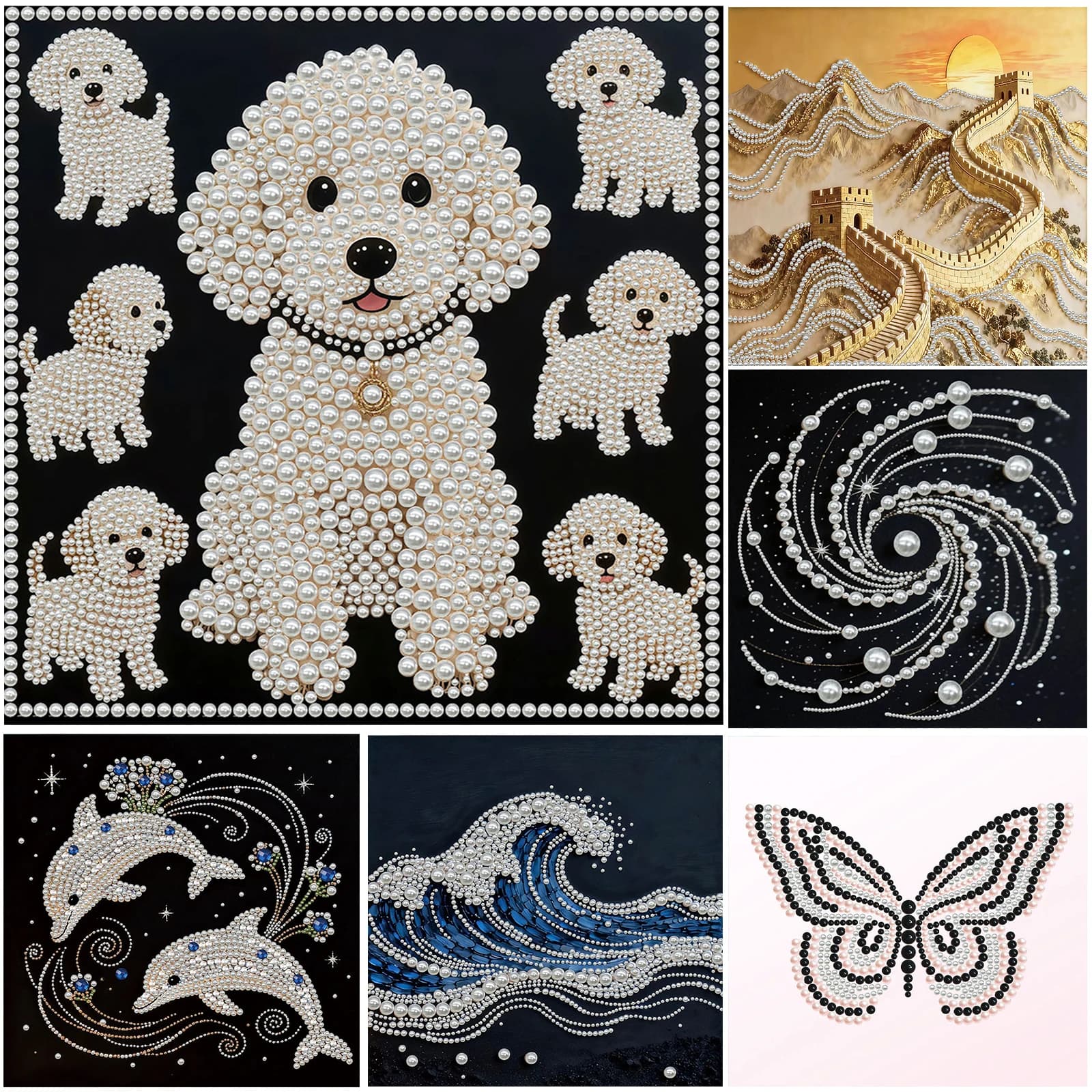 Paintings with Fa-from-Te Animal Diamonds, Art and Crafts with Frame, 30x30cm Diamond Painting for Adults, Home Decoration