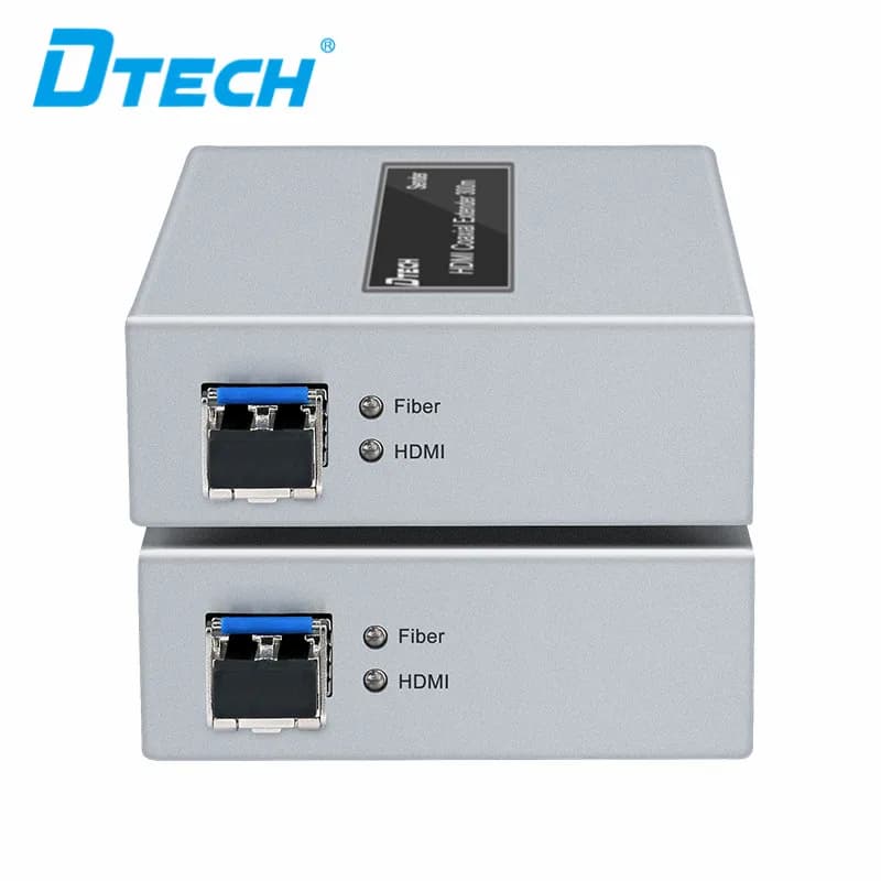 DTECH Wholesale Price HDMI 4K fiber optic cable Control IR RS232 HDMI 4K @ 30Hz 300M fiber extender