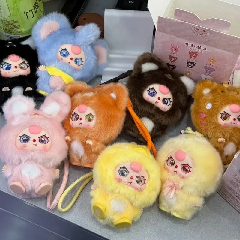 Hot Baby Three Mini Hug Series Blind Box: Pendant for Backpack, Soft Doll and Comfortable, Cute Toy, Ornament, Mystery Box