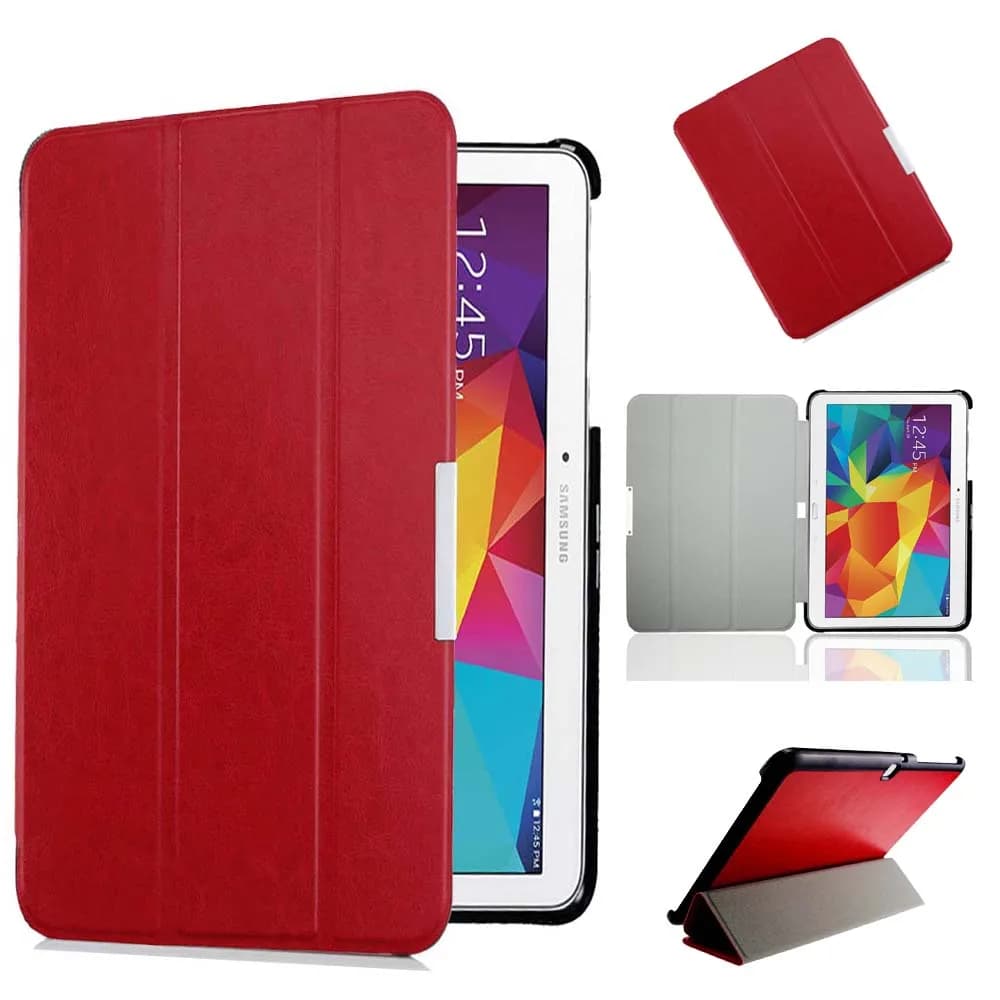 Smart Cover ultra sottile per Samsung Galaxy Tab 4 10.1 Custodia Auto Sleep SM-T530/T531/T535 Custodia per tablet con supporto