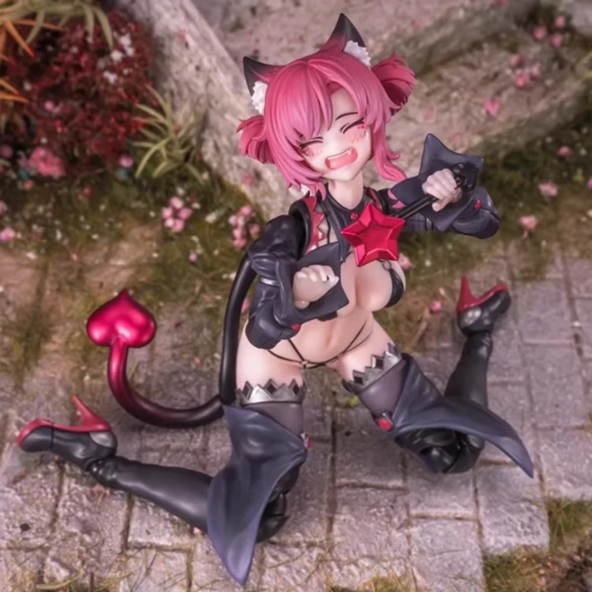 In Magazzino Scala 1/12 Il Quinto Proiettile Apprendista Strega Capelli Rosari e Neri Xingchuan Cat Set Completo per 6 Pollici Action Figure Modello