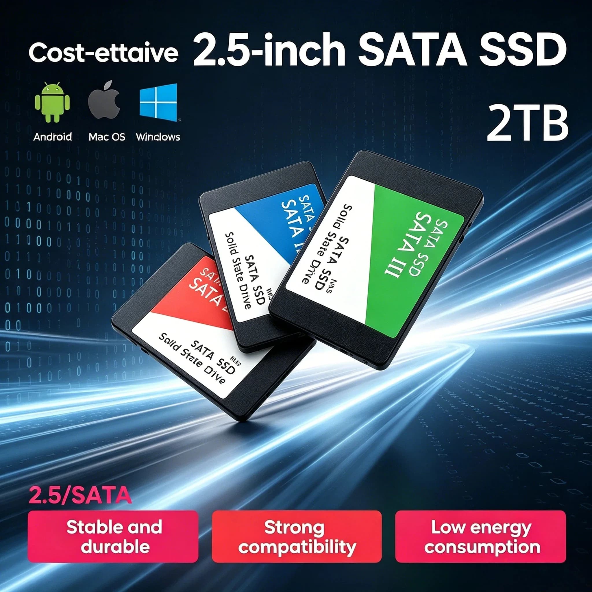 500GB Ultra Portable External SSD USB 3.0 7400MB/s Shockproof Metal Casing Solid State Drive for Laptop PC Hard Disk Pro 4K
